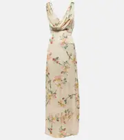 [Toteme] Toteme Floral draped maxi dress AU 16 multicoloured