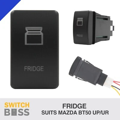 FRIDGE - BLUE LED Push Switch Suit MAZDA BT50 UP UR Dash 2012-2020 (for: Mazda)