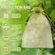 150 Pcs Fruit Protection Bags 3 Sizes Fruit Netting Bags for Fruit Trees·-