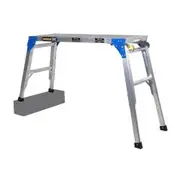 GORILLA Work Platform With Connecting Brackets 0.6-0.9m Aluminium 120kg Industrial MW105-CWB