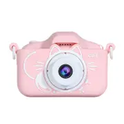 Kids Camera for Kids, Digital Camera for Kids Ages 4, 5, 6, 7, 8, 9, Christmas Birthday Gifts, MP3 Player, Kids Camera for 10-12 Years Old, children's camera with 32 GB card, Pink