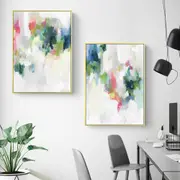 Raspberry & Teal 2 sets Poster Wall Art