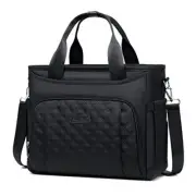 Insulated Lunch Bag for Men Women, Lunch Box, Lunch Tote for Work, Large Black