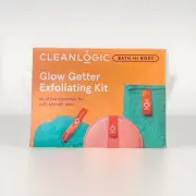 NEW Cleanlogic Glow Getter Exfoliating Kit Bath and Body