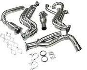 liwei store Stainless Steel Exhaust Manifold Compatible With Silverado 1500 Compatible With Sierra 1999-2005