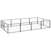 Dog Kennel Outdoor Pet Cage Crate Fence Run Enclosure Play Pen House Large 8m²