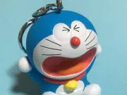 Soft Vinyl Keychain Doraemon Crying Figure Fujiko F Fujio Mascot Accessories