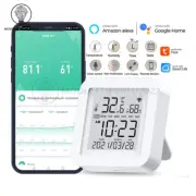 Smart Wi-Fi Temperature Humidity Sensor Thermometer Hygrometer Alexa Google Tuya