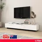 Luxsuite TV Cabinet Stand TV Media Unit Entertainment Center Storage High Gloss