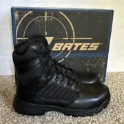 Bates Men Tactical Sport 2 Tall Side Zip Composite Toe EH Black High Boots NEW