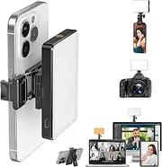 Selfie Light With Front & Back Clip - 120 LED Rechargeable Video Light, 3 Adjustable Modes for iPad, Laptop, Makeup, TikTok, Vlog, Live Stream