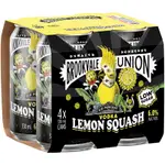 Brookvale Union Vodka Lemon Squash Can 330mL