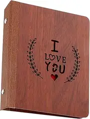 FUNOMOCYA Photo Scrapbook Album Album for Wedding Large Inner Pages Diy Photo Frame