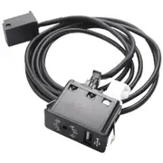 Car Aux Usb Port 12 Pin Bluetooth Interface Switch Panel Music Adapter for Bmw for Mini Cooper E39 black