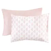 Hudson Baby Cotton Toddler Pillow Case, Heather Pink Cloud, One Size