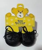 Build A Bear Black Shoes New On Card