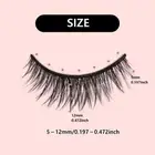 Full Strip 3D Curl Fake Lashes Faux Mink Lashes Makeup Tools