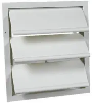 Air Vent 54703 Automatic White Louvered Gable Shutter 53319 53320 53316 53315