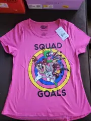 Girls Looney Tunes Squad Goals Graphic Tee Size Large 10/12