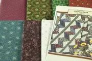Crooked Path Queen Quilt Kit 86" x 96" Country Colors Big Kit + Book Zig Zag