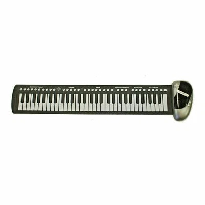 61 Standard Keys Roll Up Keyboard Piano Soft Electronic Music Instrument US