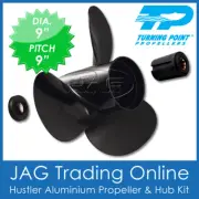 MERCURY/MARINER PROPELLER 9"x9" TURNING POINT 6hp-15hp Aluminium Outboard Prop