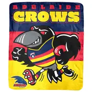 AFL - Adelaide Crows - Coral Fleece Rug