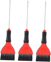Vaguelly 3Pcs Hair Dye Brush Portable Tint Brush Accessories for Easy DIY Hair Coloring Durable Tools for Men Women for Salon Use and Home Applications