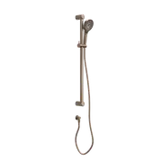 Nero Mecca Care 32mm Grab Rail And Adjustable Shower Rail Set 900mm Brushed Bronze