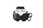 Twelve South Slim Leather Case Cover for Apple AirPods Pro with Ring Clip Black