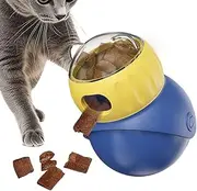 Cat Treat Ball | Refillable Treat Ball for Cats | Food Dispensing Toy for Indoor Cats | Slow Feeding, Food Dispensing Toy Leaking Ball for Indoor Play Puppy Training Cat Enrichment, Chewing