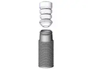 KYB 42CF25S Rear Strut Bellows Fits 1992-1995 Mazda MX3 Boot Kits Boot Kits (for: Mazda)