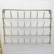Iron Thread Rack Wall Mount Embroidery 32 Spools Organizer Cone Spool Holder