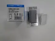 LUTRON HOMEWORKS HRD-6D-GR : Gray or White Button Kit