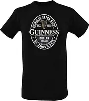Guinness T-Shirt with Foreign Extra Bottle Label Print