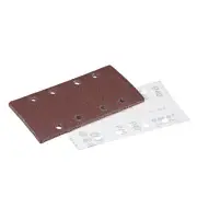 40-Grit 8-Holes Hook and Loop Sanding Sheet 7.3" x 3.6" Wet Dry Sandpaper 5pcs