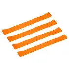 Towel Bands 4Pcs, Rubber Towel Clips for Travel, Beach Vacation, Orange