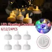 Waterproof Flameless Floating Tealights Battery Operated LED Tea Light Candles
