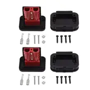 Anderson Plug Flush Mount 50Amp Mounting Bracket Panels Cover for Caravan - 2x