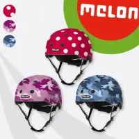 在飛比找momo購物網優惠-【MELON】瓜瓜安全帽-白點紅/迷彩粉紅/迷彩藍 三色(安