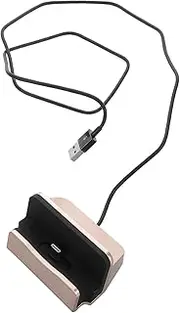 Tofficu Fast Charging Dock Station Multi Functional USB Charging Holder for Mobile Devices Durable Material Stable Support Convenient Angle for Optimal Viewing for Home