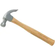 Do it Best 16 Oz. Smooth-Face Curved Claw Hammer with Hickory Handle 323590 SIM