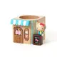 小禮堂 Hello Kitty 木製造型容器 (咖啡廳款) 4711717-350390