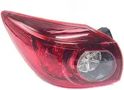 for Mazda 3 for Axela Hatchback 2014 2015 2016 Outer Tail Lamp Taillight Rear Tail Lights Housing No Line No Light (Color : Left Side)