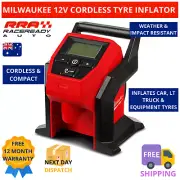 Tyre Inflator Air Compressor Milwaukee 12V Cordless Portable Li-Ion Car Truck