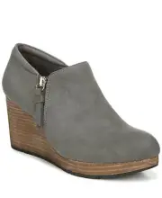 Dr. Scholl’s Shoes Women’s Work It Ankle Boot , Grey Size 9.5 M