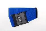 Secure Luggage Strap with Combination Lock Dark Blue - Travel Accessories Australia