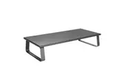 Activiva 60cm x 26cm Single Ergonomic Computer Monitor Steel Stand Riser Black