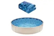 VEVOR Round Pool Liner 33ft Unibead Style Pool Liner 52in Wall Height