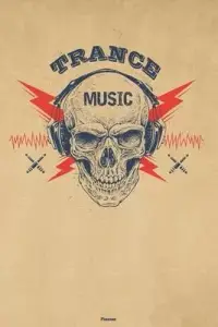在飛比找博客來優惠-Trance Music Planner: Skull wi